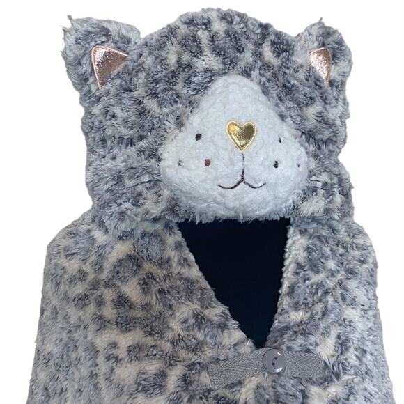 Women reversible hooded Plush wrap one size fits most - Picture 6 of 11